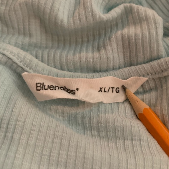 Blue notes crop top - Picture 3 of 3